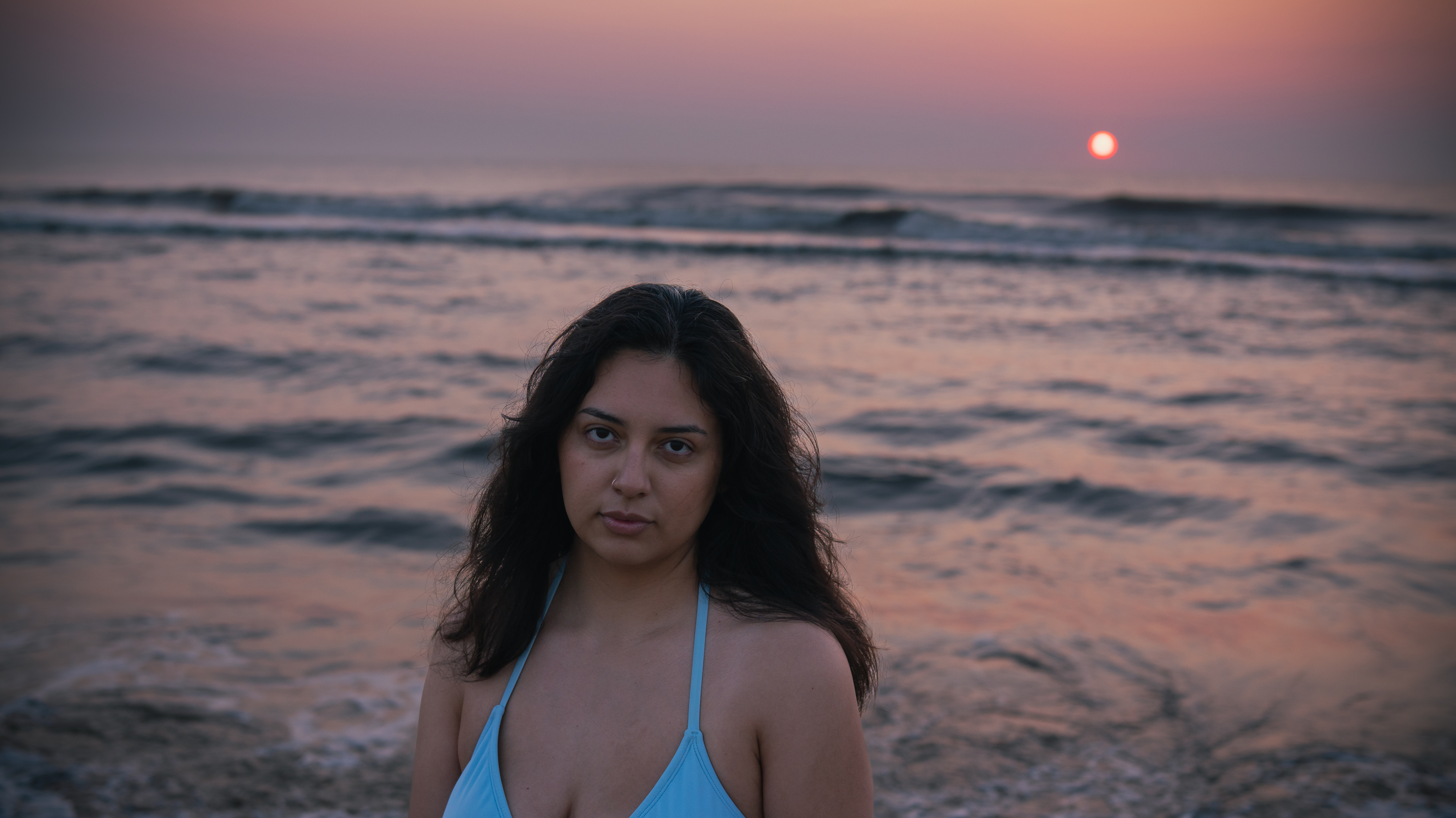 Woman at the beach
